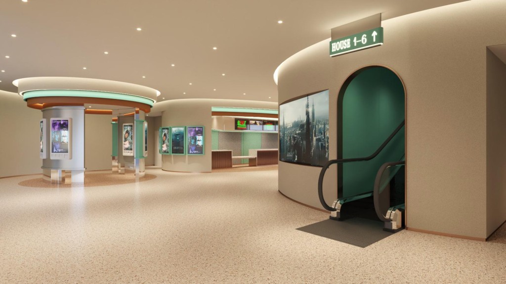 Design concept for CineArt Hollywood.