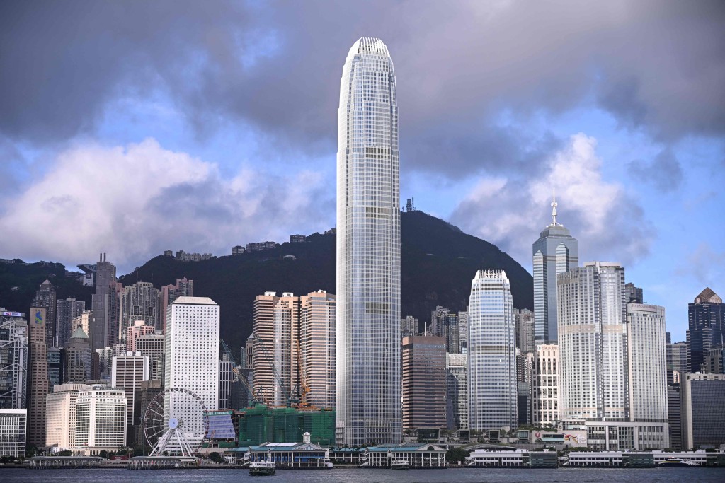 This photo taken on July 1, 2026 shows the Hong Kong skyline and Victoria Harbour, as seen from Kowloon. AFP