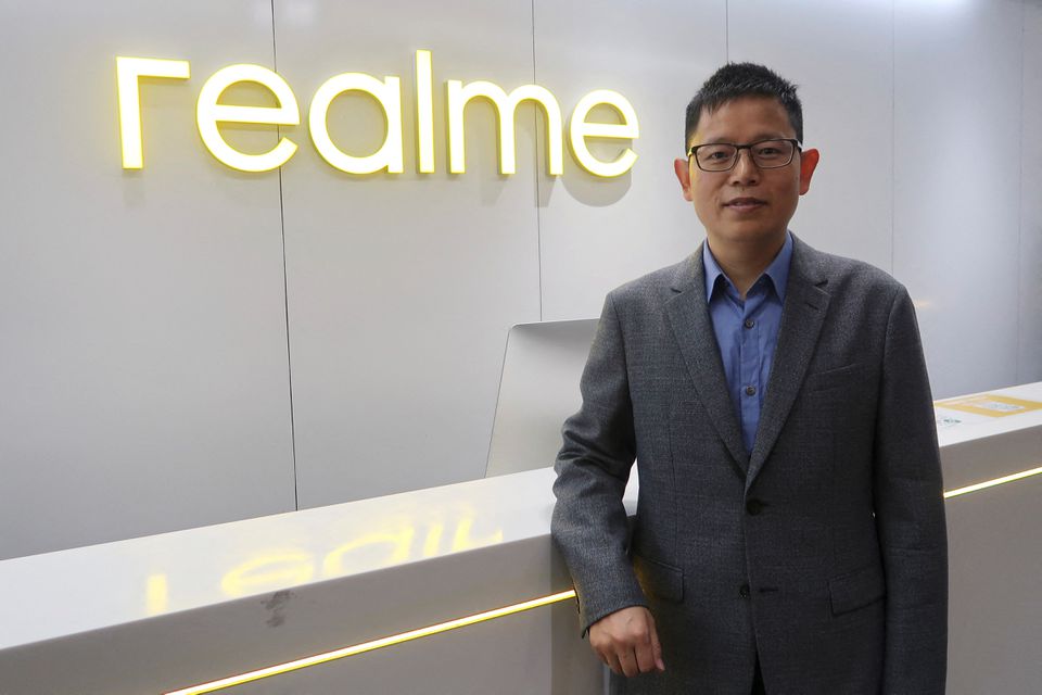 Realme CEO and founder Sky Li poses for a picture during an interview with Reuters at the company’s office in Shenzhen. (Reuters) Realme CEO and founder Sky Li poses for a picture during an interview with Reuters at the company’s office in Shenzhen. (Reuters)