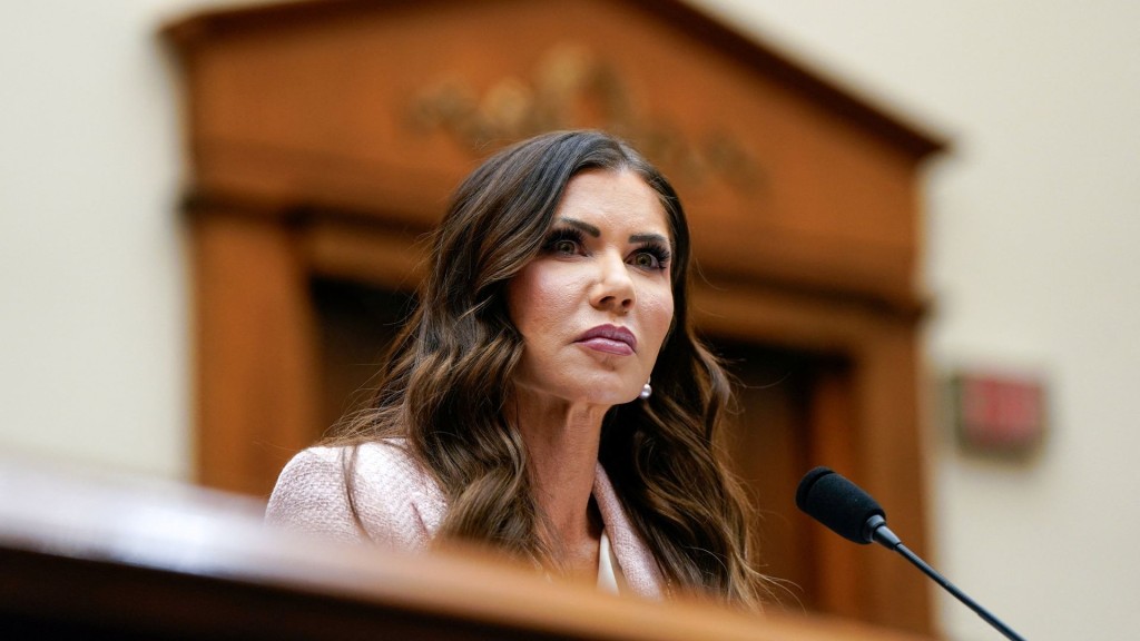 U.S. Homeland Security Secretary Kristi Noem. File Photo/Reuters