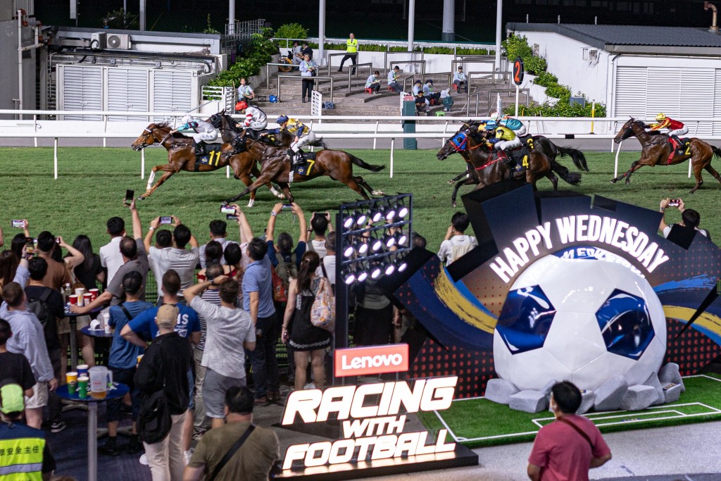Racing with Football offers racing thrills, live music performances and entertainment as well as a themed selection of food and beverages at Happy Valley Racecourse.