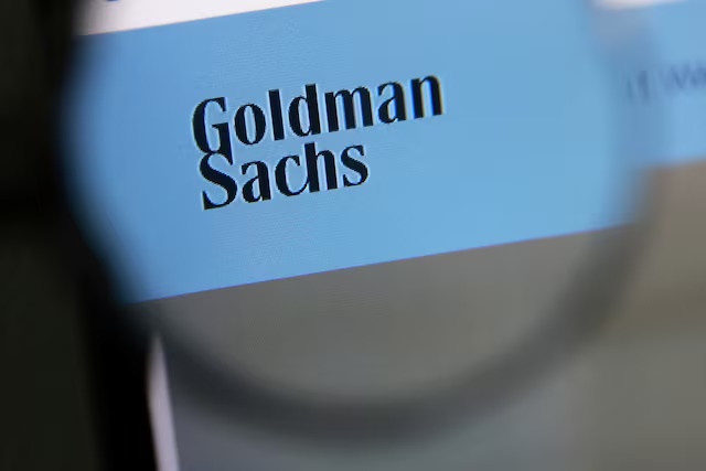 Goldman Sachs logo appears in this illustration taken December 1, 2025. REUTERS/Dado Ruvic/Illustration 