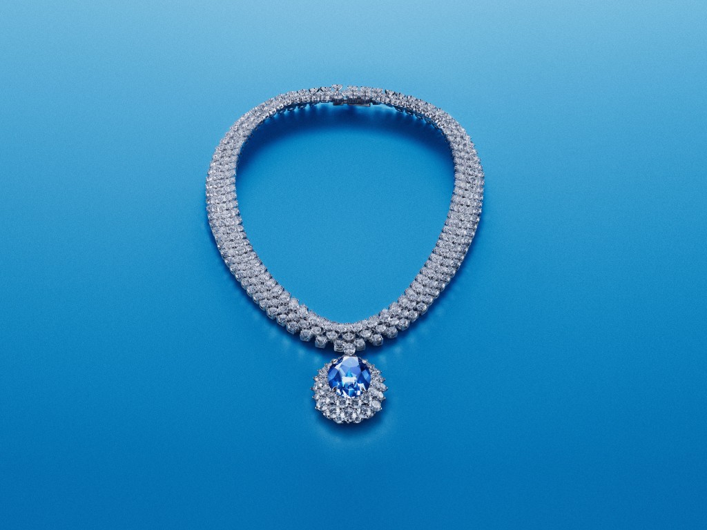 Messika’s new Le Okavango Blue necklace is the centerpiece of the Terres de Contrastes high jewelry collection.