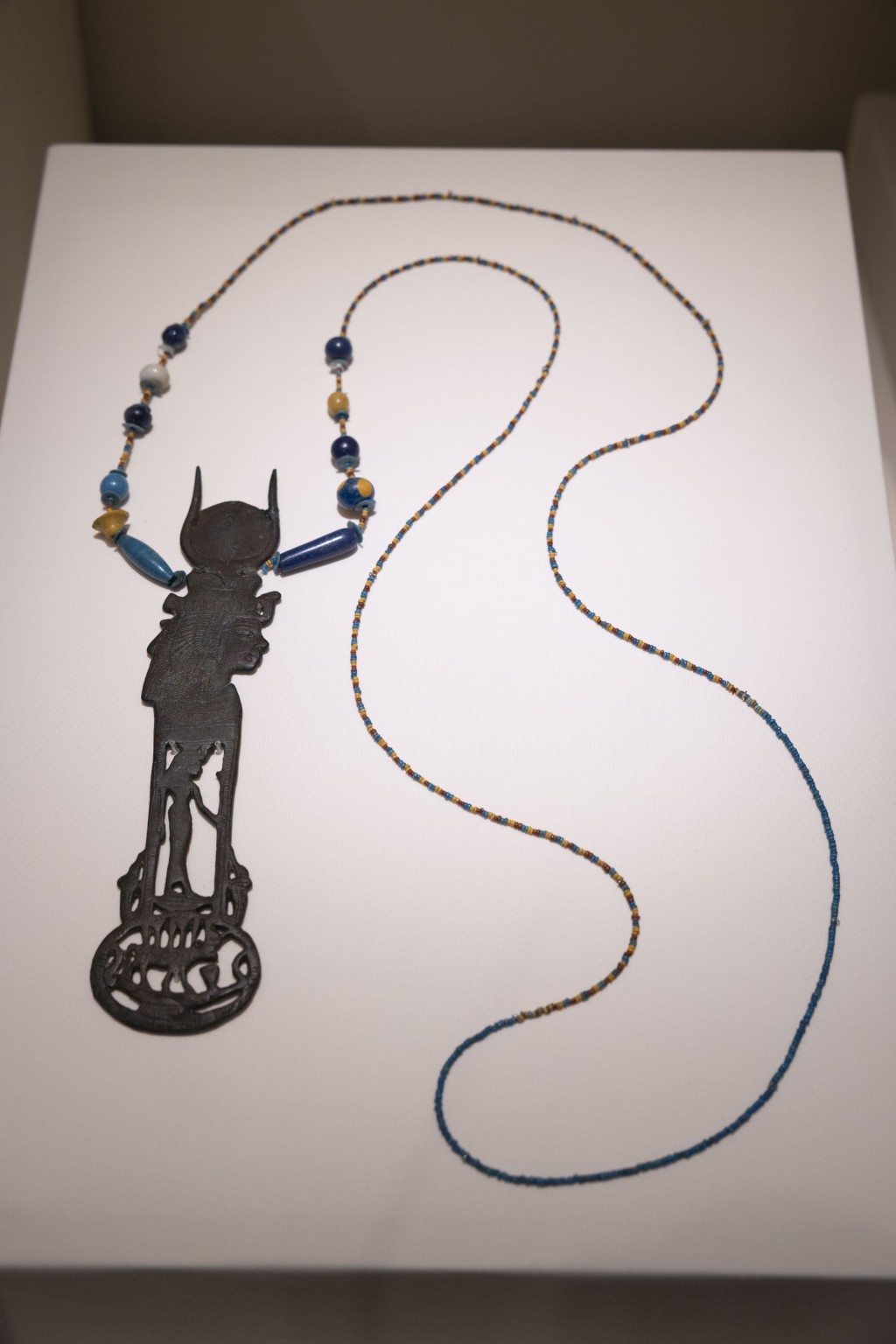 Menat necklace 18th Dynasty (about 1550–1295 BCE) Bronze, faience, glass Egyptian Museum in Cairo