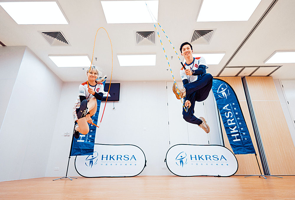 Left to right: Ho Cheuk-ki and Lee Chon-meng, invited to perform at the 2024 Paris Olympics, at Place de la Concorde.