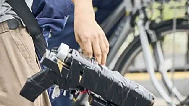 The gun used to kill Shinzo Abe. (File) The gun used to kill Shinzo Abe. (File)
