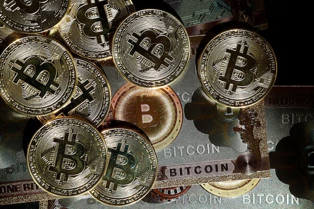 Representations of cryptocurrency Bitcoin are seen in this illustration picture taken in Paris, France, March 9, 2024. REUTERS/Benoit Tessier/Illustration Purchase Licensing Rights