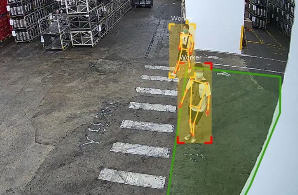 The plant has also installed AI cameras to detect risks such as pedestrians leaving safe walkways or not holding handrails, with alerts sent to supervisors.