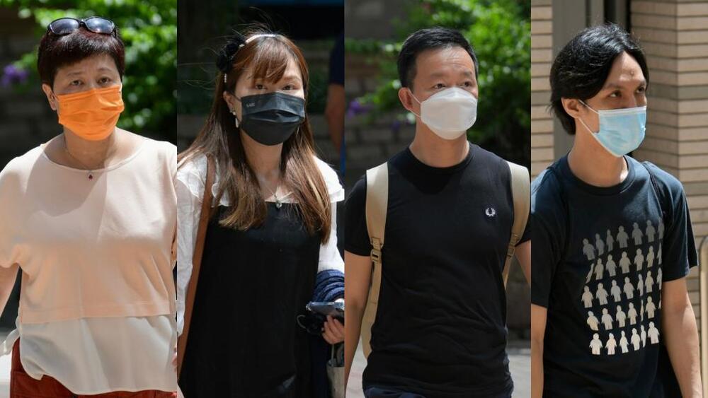 (From left) Wong Pik-wan, Clarisse Yeung Suet-ying, Raymond Chan Chi-chuen and Hendick Lui Chi-hang. (From left) Wong Pik-wan, Clarisse Yeung Suet-ying, Raymond Chan Chi-chuen and Hendick Lui Chi-hang.