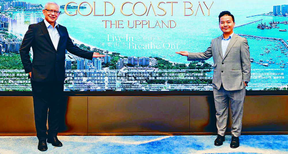 Raymond Lee, left, and sales and marketing manager Leo Koo.