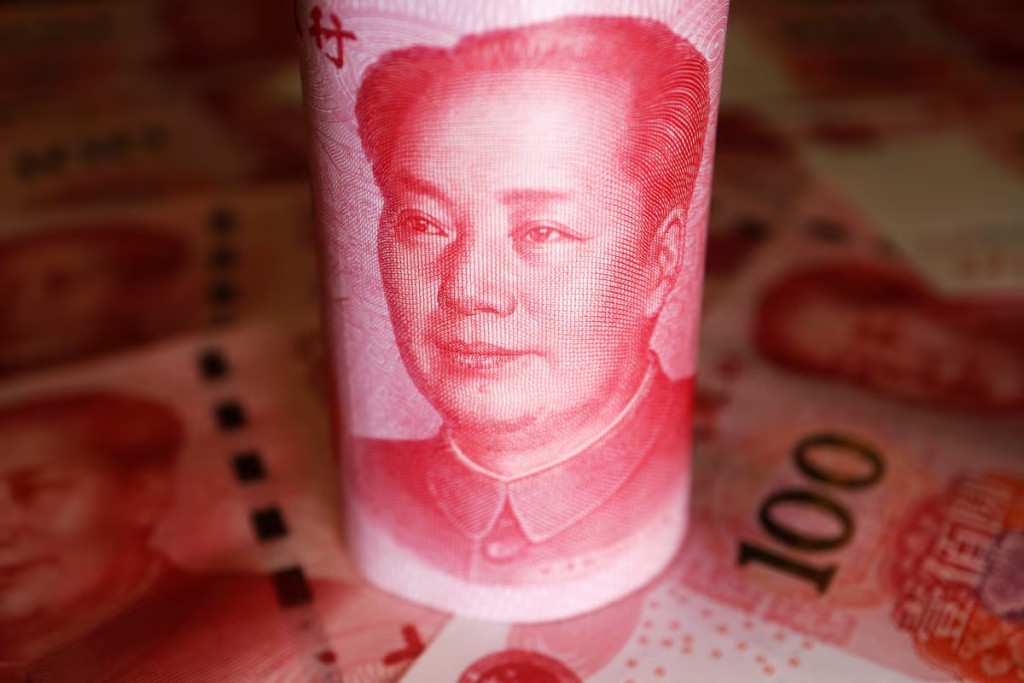 Chinese Yuan banknotes are seen in this illustration picture taken June 14, 2022. REUTERS