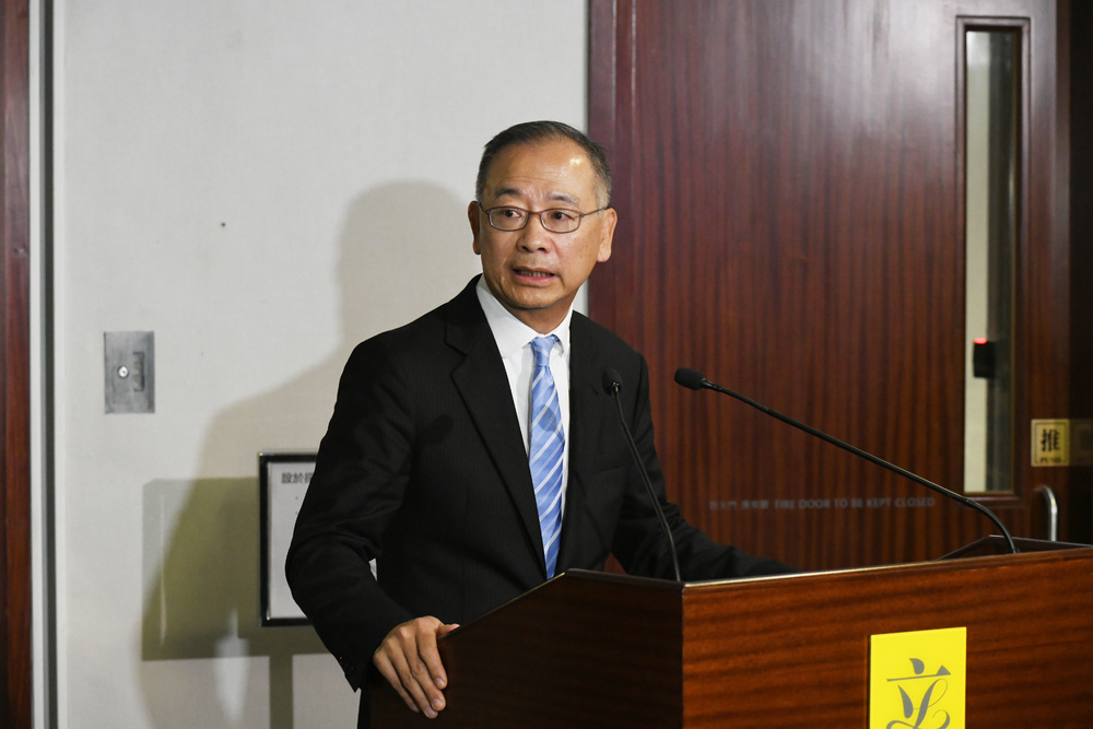 The authority regularly reviews changes in the market, says Eddie Yue. SING TAO The authority regularly reviews changes in the market, says Eddie Yue. SING TAO