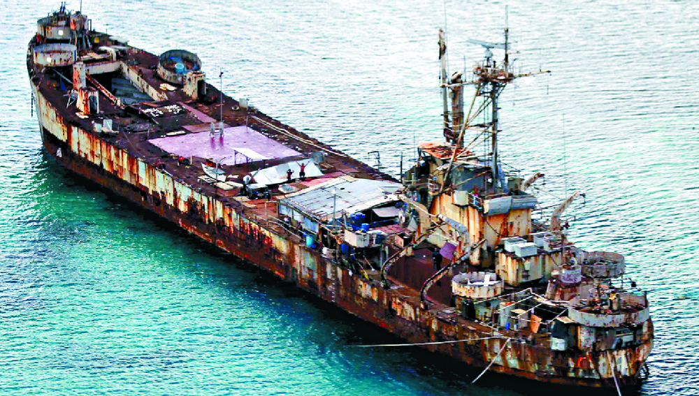 The resupply mission was for Filipino marines stationed on the Sierra Madre. The resupply mission was for Filipino marines stationed on the Sierra Madre.