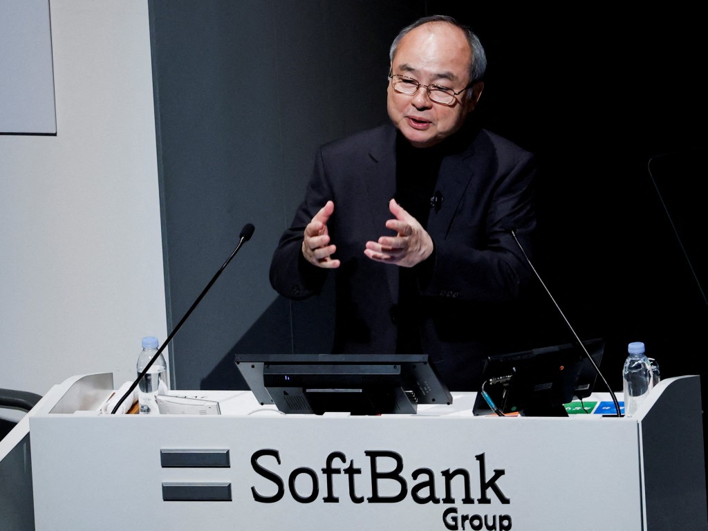 SoftBank Group Chairman and CEO Masayoshi Son speaks at its annual shareholders meeting in Tokyo, Japan, June 24, 2026. REUTERS/Kim Kyung-Hoon