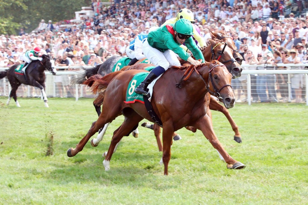 Rayif wins the Prix Jacques Le Marois at Deauville. Credit: France Galop
