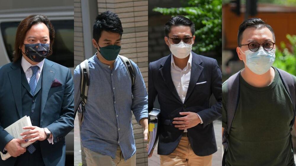 (From left) Lawrence Lau Wai-chung, Cheng Tat-hung, Michael Pang Cheuk-kei and Ho Kai-ming. (From left) Lawrence Lau Wai-chung, Cheng Tat-hung, Michael Pang Cheuk-kei and Ho Kai-ming.