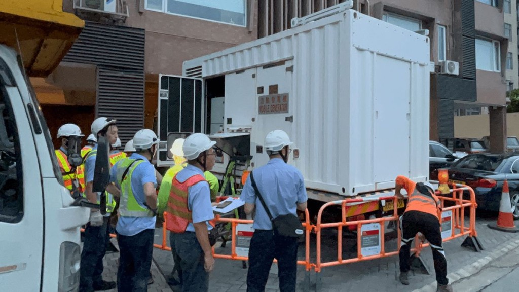 A drilling machine in Repulse Bay struck an underground power cable, cutting electricity to nearby households this September.