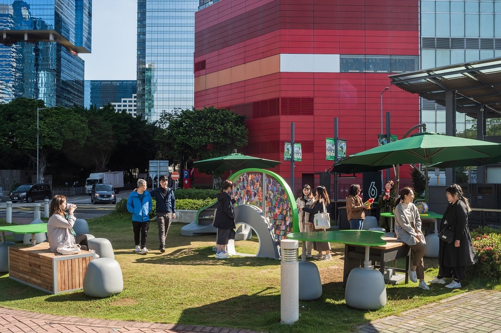 Existing Recycling Stations will be reshaped with the design concept of placemaking, providing the public with new co-creation activity space