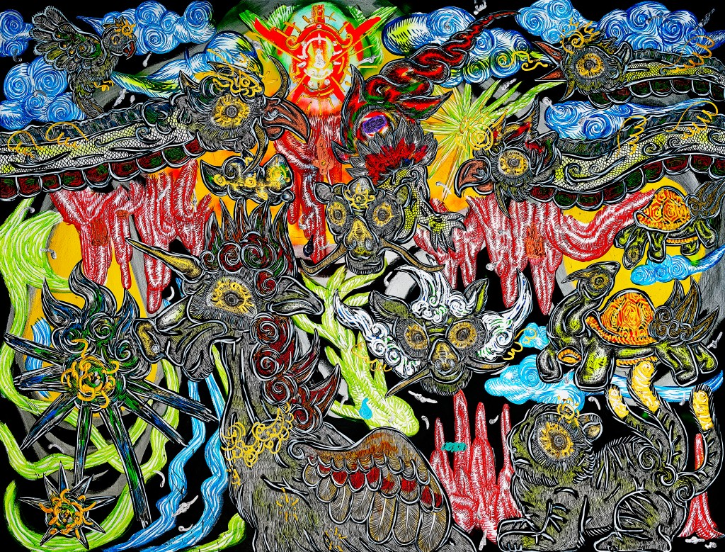 The Spirits are Always Near by Miwa Komatsu at Whitestone Gallery