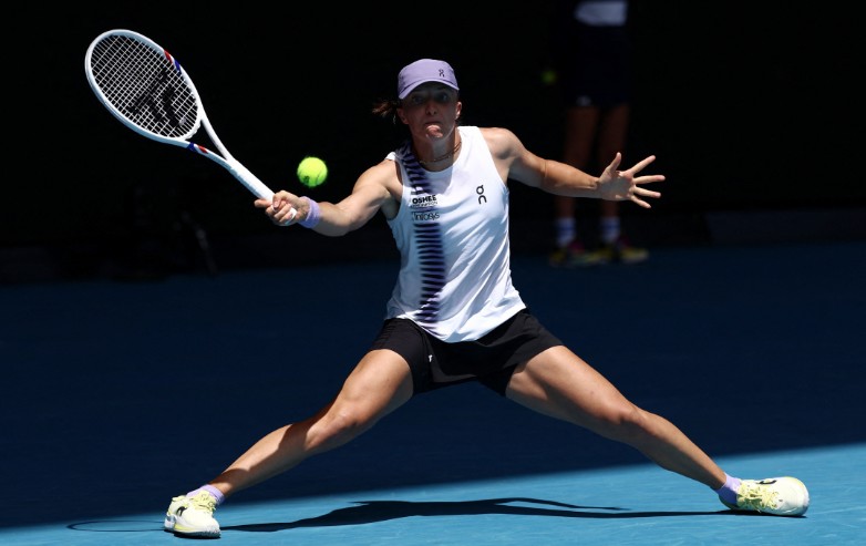 Iga Swiatek backed Coco Gauff and the American's call for respect for the privacy of players. REUTERS