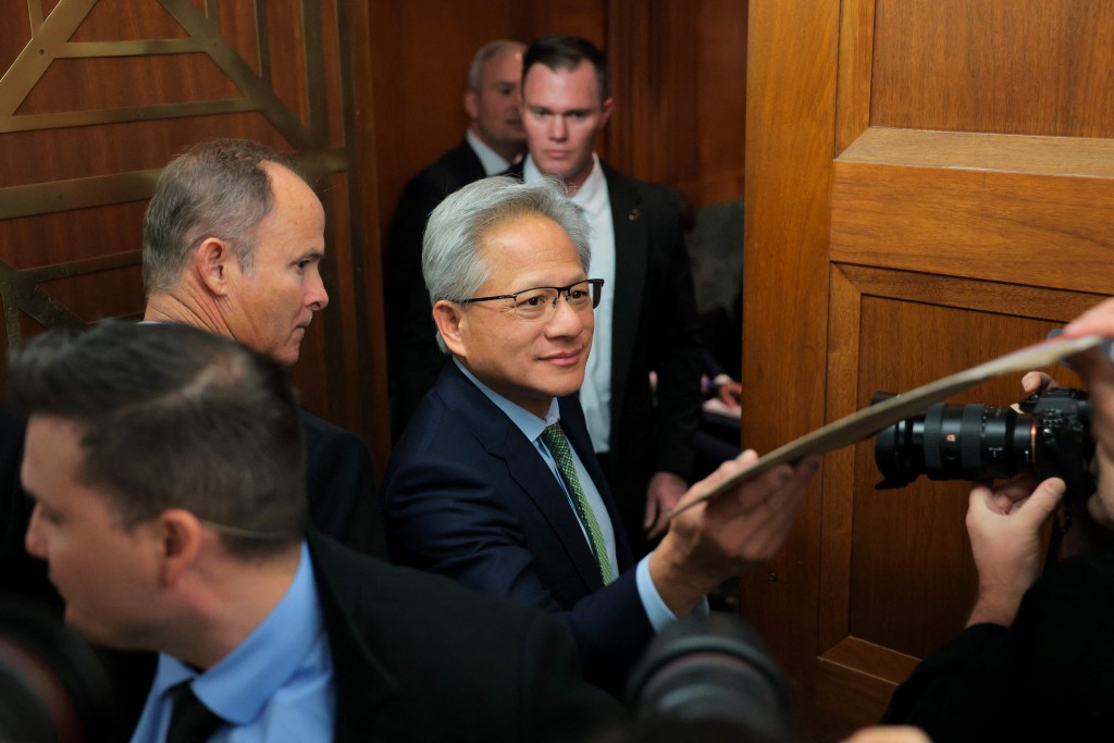 Nvidia chief executive Jensen Huang Jen-Hsun/Anna Moneymaker / GETTY IMAGES NORTH AMERICA / Getty Images via AFP