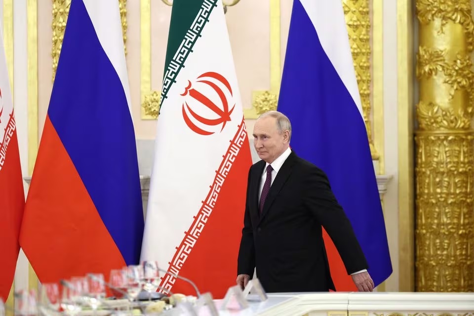 Russian President Vladimir Putin arrives for Russian-Iranian talks in Moscow, Russia December 7, 2023. Sputnik/Sergei Bobylev/Pool via REUTERS/File Photo Russian President Vladimir Putin arrives for Russian-Iranian talks in Moscow, Russia December 7, 2023. Sputnik/Sergei Bobylev/Pool via REUTERS/File Photo