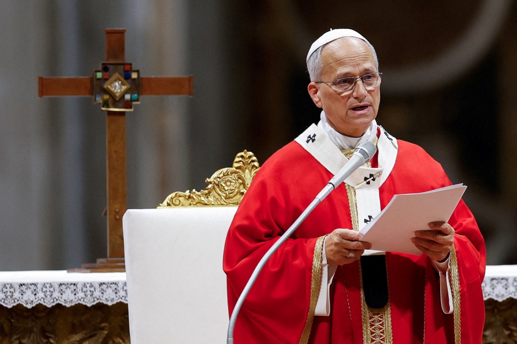 Pope Leo celebrates Mass marking the start of the academic year at the Pontifical Universities in St. Peter's Basilica at the Vatican, October 8, 2026. (Reuters)
