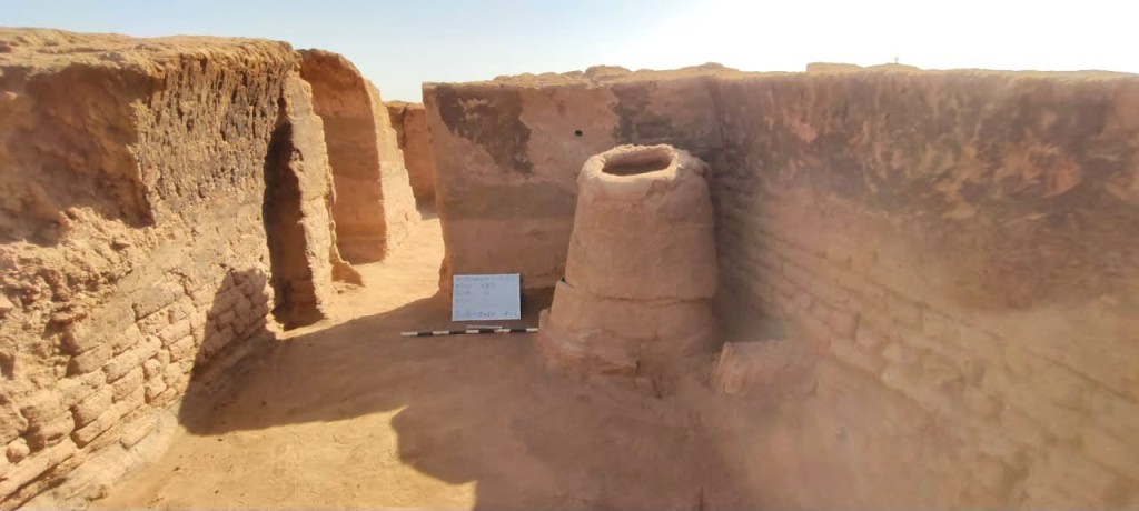 The remains of a Byzantine-era settlement found in Dakhla Oasis (Ministry of Tourism and Antiquities' facebook page) The remains of a Byzantine-era settlement found in Dakhla Oasis (Ministry of Tourism and Antiquities' facebook page)