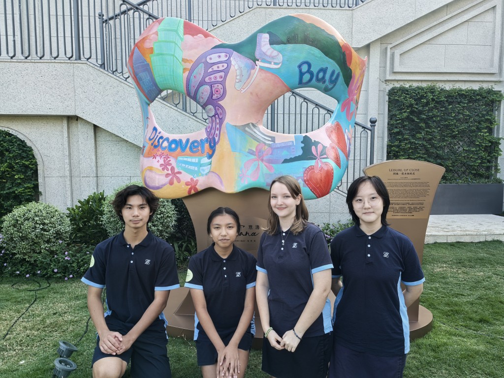 From left, Ben Li, Rafi Lapot, Florence Marchant, Elsa Tan.