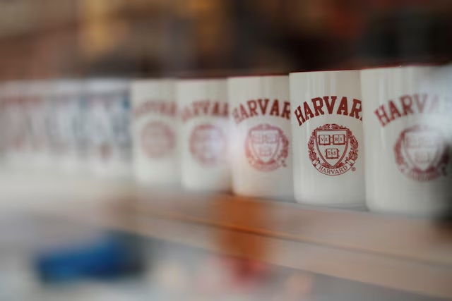 Mugs bearing the school's logo are displayed for sale outside Harvard University in Cambridge, Massachusetts, U.S. (Reuters) Mugs bearing the school's logo are displayed for sale outside Harvard University in Cambridge, Massachusetts, U.S. (Reuters)