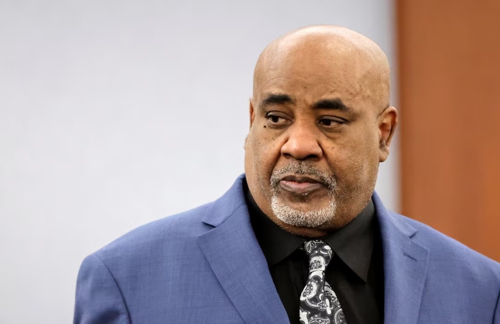 Duane Davis enters the courtoom during his murder trial, related to the 1996 killing of rapper Tupac Shakur, in Clark County District Court at the Regional Justice Center in Las Vegas, Nevada, U.S., August 27, 2026. Steve Marcus/via REUTERS