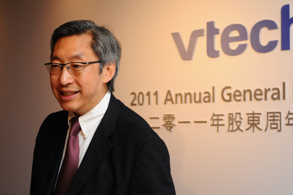 An Annual General Meeting of VTech Holdings Limited, Allan Wong Chi-yun. Picture provided by SING TAO.