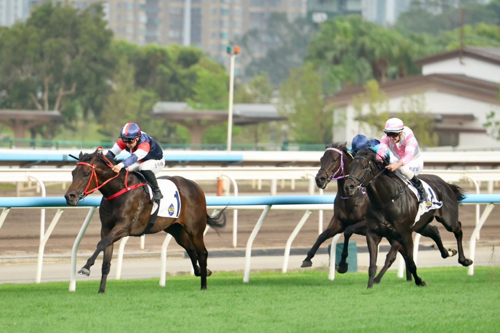 Numbers zips away to win over 1400m. Sing Tao