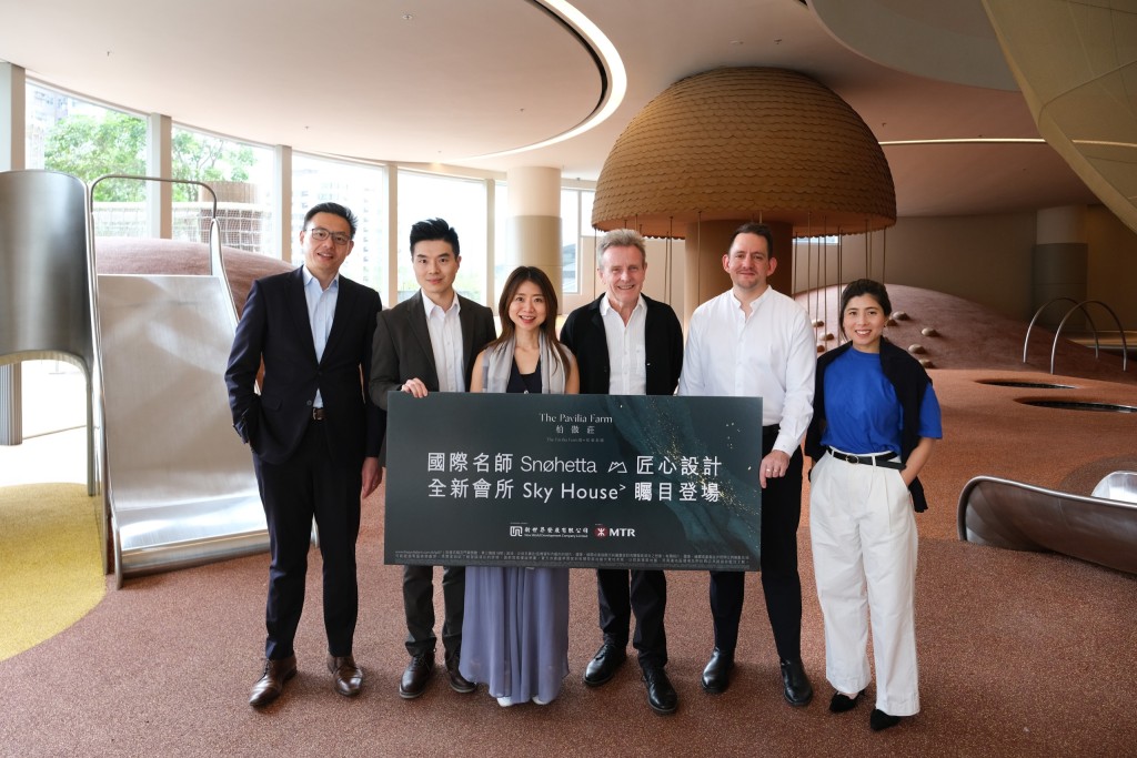 Cannas Ho, director of sales and marketing at NWD (third left)