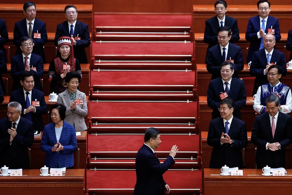 Chinese President Xi Jinping arrives for the opening session of the National People's Congress (NPC) at the Great Hall of the People in Beijing, China, March 5, 2025. REUTERS/Tingshu Wang Chinese President Xi Jinping arrives for the opening session of the National People's Congress (NPC) at the Great Hall of the People in Beijing, China, March 5, 2025. REUTERS/Tingshu Wang