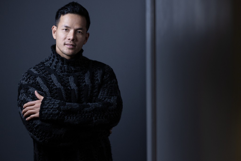 Vietnamese co-founder and CEO of Phan Huy, Steven Doan poses during a photo session in Paris on January 27, 2026. (Photo by JOEL SAGET / AFP)