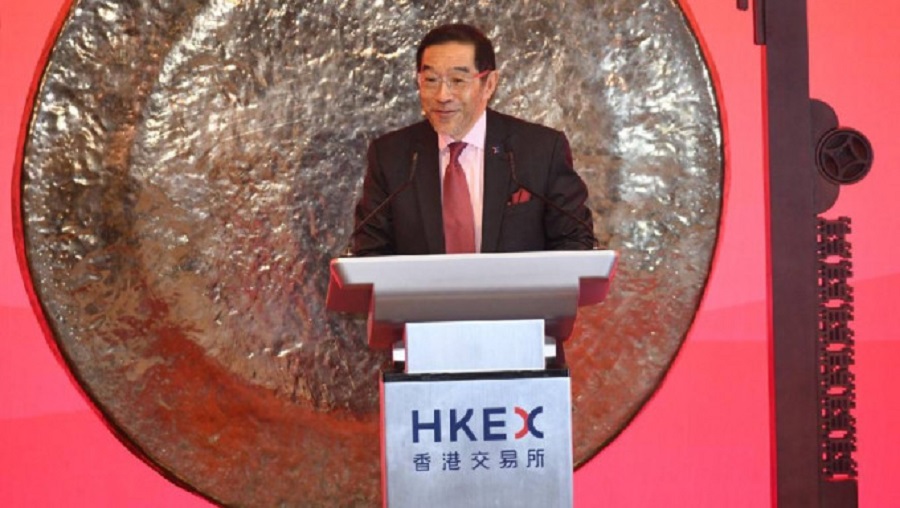 HKEX chairman Carlson Tong lauded the Hong Kong market's 'unparalleled resilience.' SING TAO HKEX chairman Carlson Tong lauded the Hong Kong market's 'unparalleled resilience.' SING TAO