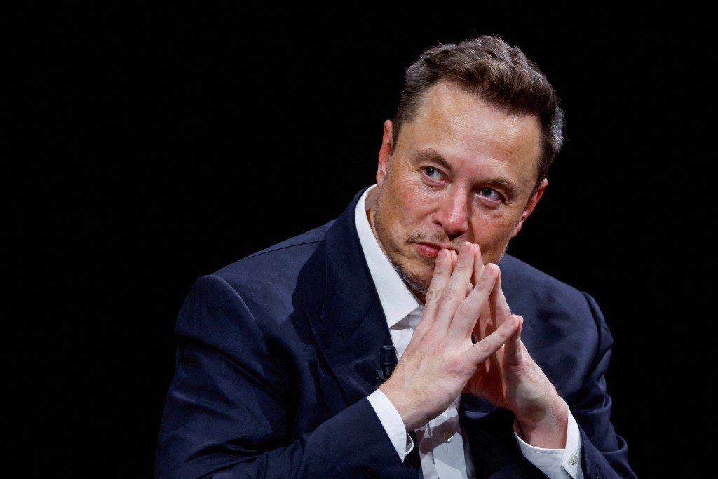 Elon Musk, Chief Executive Officer of SpaceX and Tesla and owner of Twitter, gestures as he attends the Viva Technology conference dedicated to innovation and startups at the Porte de Versailles exhibition centre in Paris, France, June 16, 2023. REUTERS/Gonzalo Fuentes