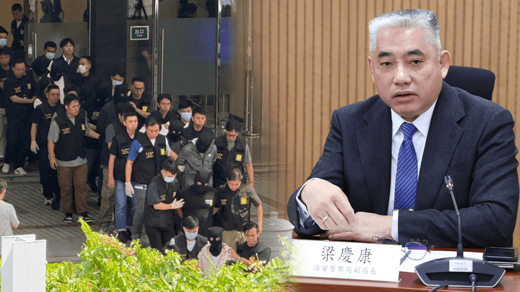 Leong Heng Hong, Macau's deputy commissioner of the Public Security Police Force, is among 12 suspects remanded in custody over an alleged prostitution syndicate operating behind sauna businesses. (File)