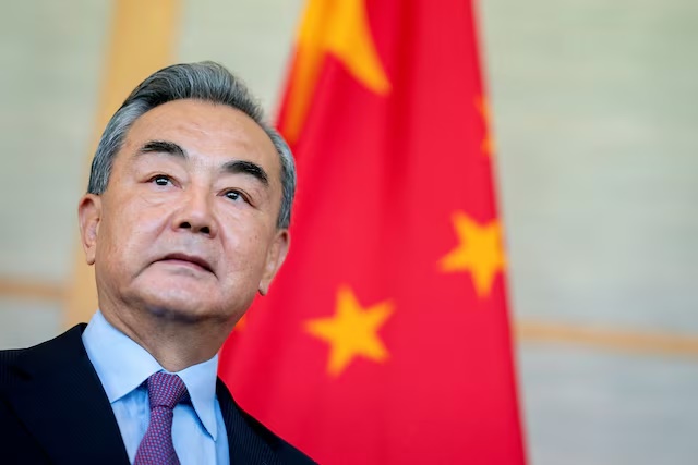 Chinese Foreign Minister Wang Yi during a meeting in Nusa Dua, Bali, Indonesia July 9, 2022. Stefani Reynolds/Pool via REUTERS