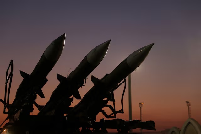 Iranian missiles are displayed at the Islamic Revolutionary Guard Corps(IRGC) Aerospace Force Museum in Tehran, Iran, November 12, 2025. Majid Asgaripour/WANA (West Asia News Agency) via REUTERS