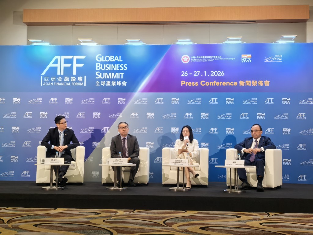 From left, Patrick Lau, Christopher Hui, Maggie Ng, and Jack Chan.