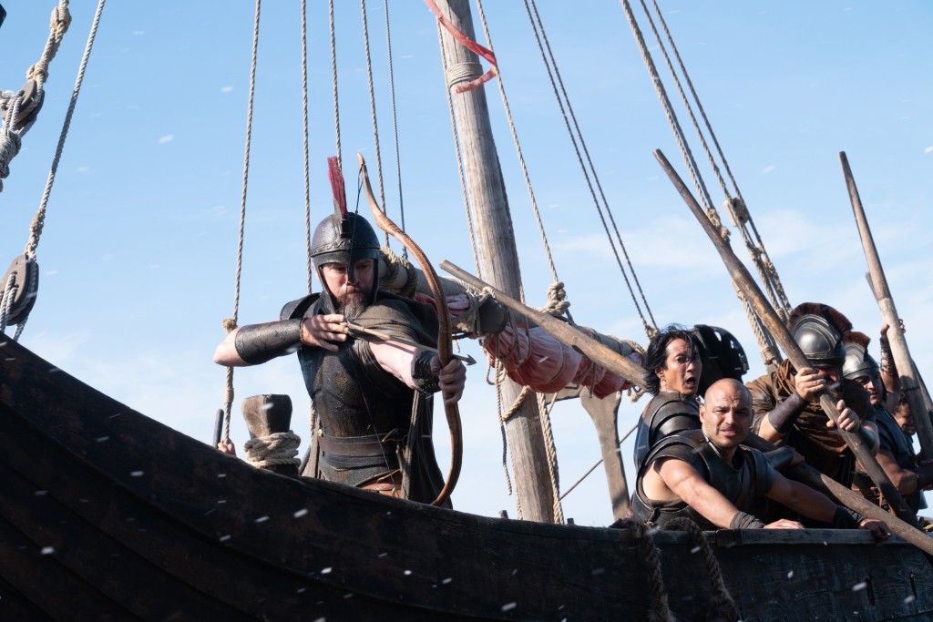 Movie still from The Odyssey.
