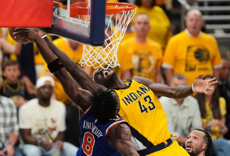 Pascal Siakam was named MVP of the Eastern Conference finals. (AP)