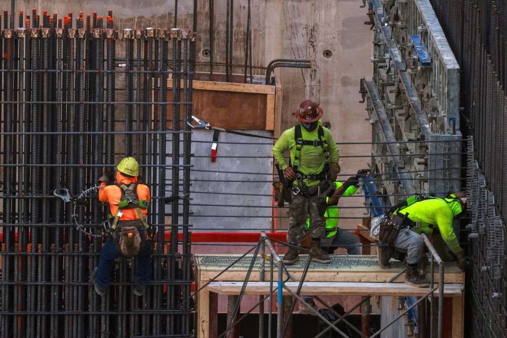 Workers install steel rods at a construction site in Miami, Florida, U.S., March 11, 2025. REUTERS Workers install steel rods at a construction site in Miami, Florida, U.S., March 11, 2025. REUTERS