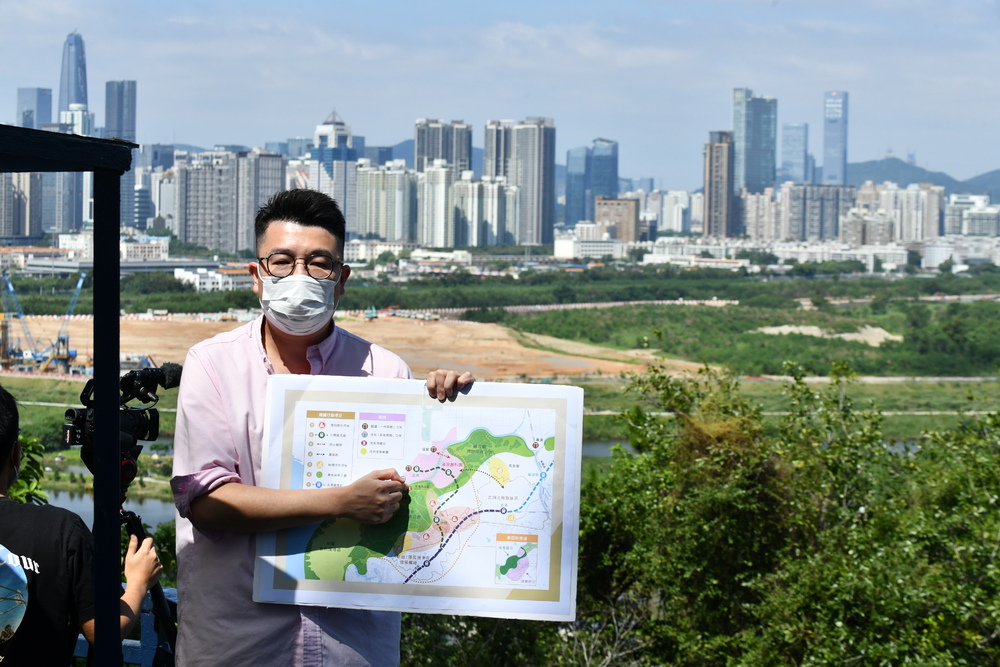 Edward Lau on a tour of the Northern Metropolis last year. Edward Lau on a tour of the Northern Metropolis last year.