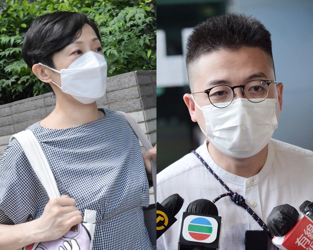 Former lawmaker Tanya Chan (right), and Gordon Lam Sui-wa (left). File photo. Former lawmaker Tanya Chan (right), and Gordon Lam Sui-wa (left). File photo.