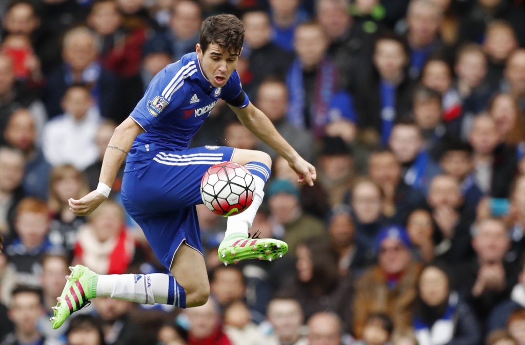 Oscar played for Chelsea from 2012 to 2017. Reuters