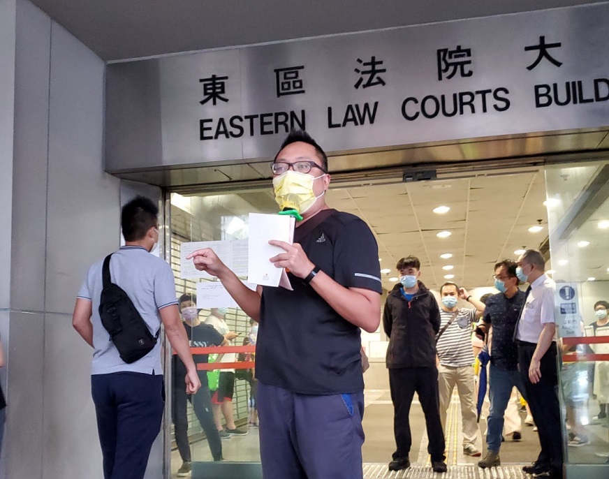 Pro-democracy activist Tam Tak-chi has been facing 13 other charges, including uttering seditious words and holding an unauthorized assembly. File Photo. Pro-democracy activist Tam Tak-chi has been facing 13 other charges, including uttering seditious words and holding an unauthorized assembly. File Photo.