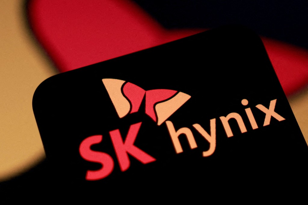 The SK hynix logo in this illustration taken June 11, 2026. REUTERS